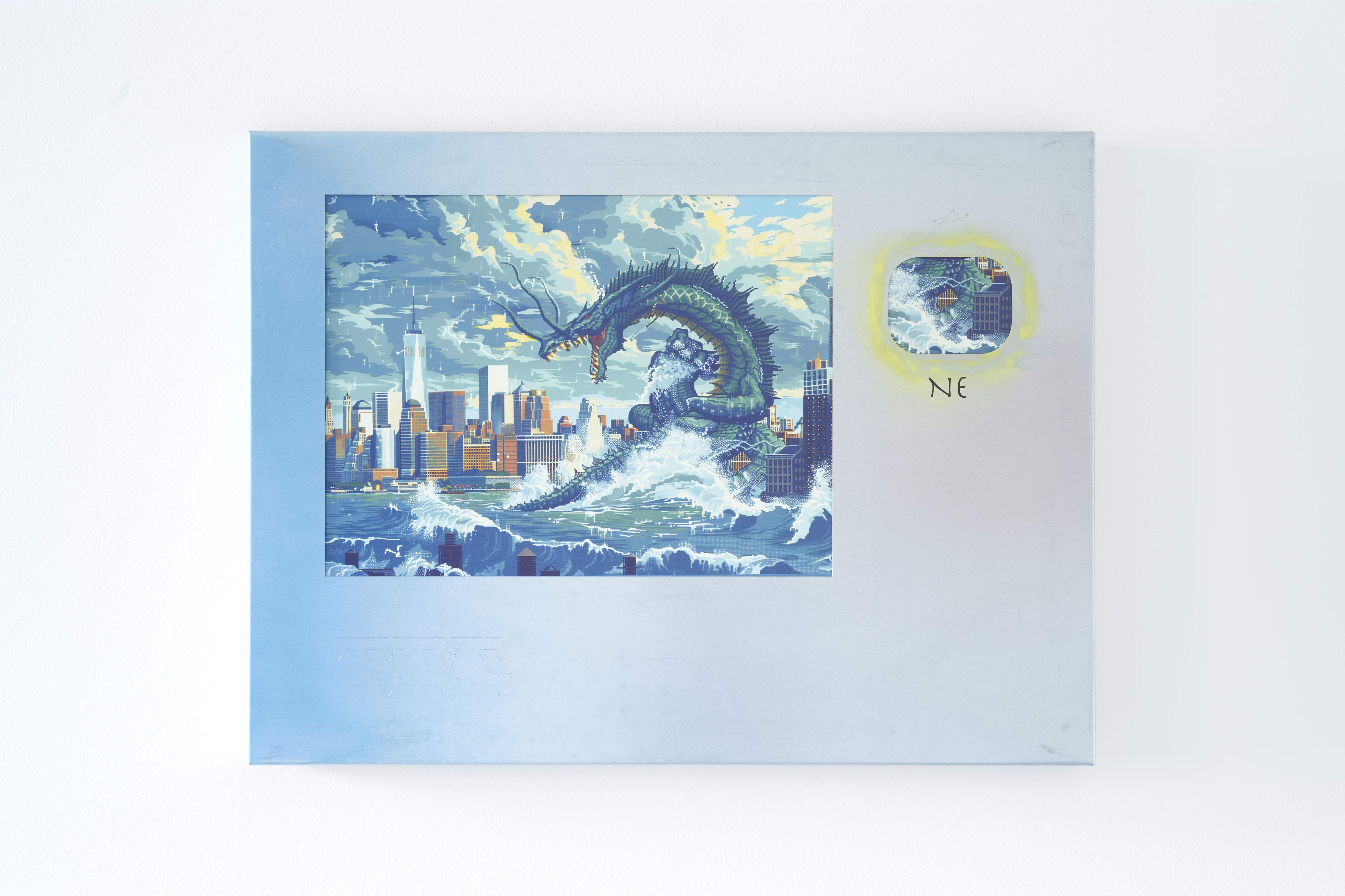 Niko Abramidis &NE, C_PNL (New Equilibrium 03), 60 x 80 x 4 cm, 2024